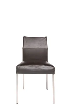 Stuhl Texas Exclusiv Leder dunkelbraun