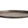 Tablett Metall vintage rund D 51 cm