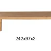 Teakholztisch "K" 242x97