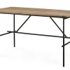 Teakholztisch Oscar Metall B 140 cm
