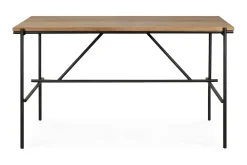 Teakholztisch Oscar Metall B 140 cm
