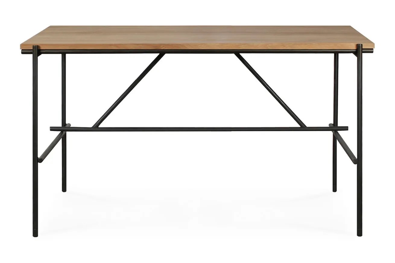 Teakholztisch Oscar Metall B 140 cm