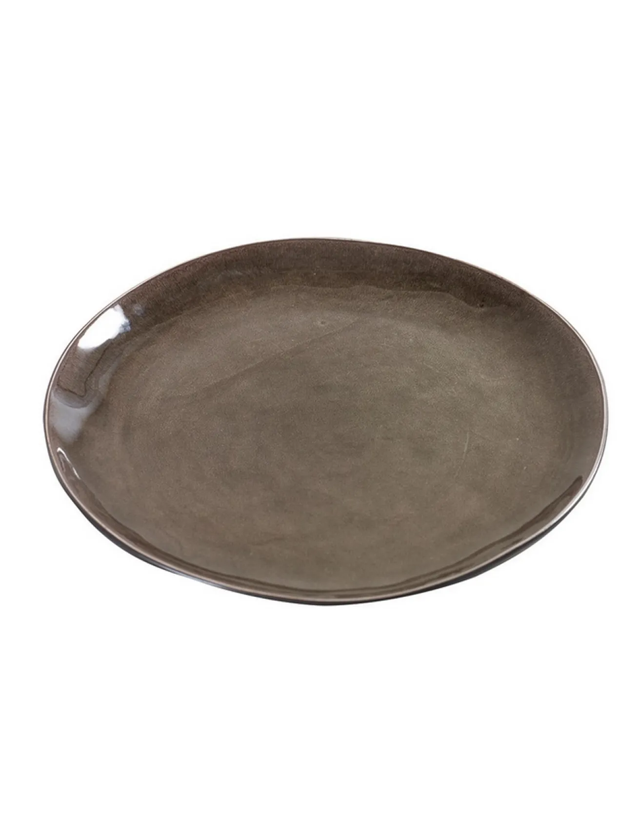 Teller Pure by Pascale Naessens rund klein grau