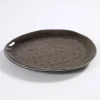 Teller Pure by Pascale Naessens oval gross braun