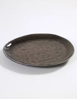 Teller Pure by Pascale Naessens oval gross braun
