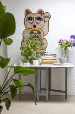Teppich Lucky Cat creme