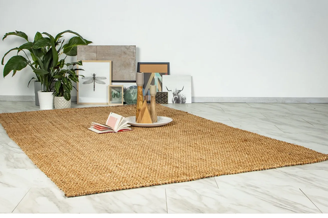 Teppich Natural Jute natur 200x290 cm