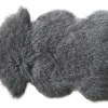 Tibetanisches Lammfell grau B 80 cm