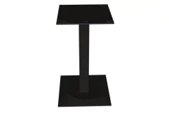 Tischbein Mittelfuß quadratisch Schwarzstahl 45