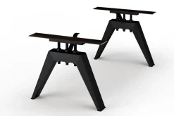 Tischbein Palermo Set Metall schwarz