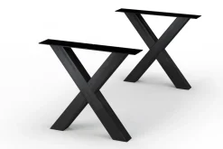 Tischbein Salisbury Set X-Form schwarz