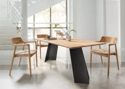 Tischbein Set Ari Stahl schwarz 60