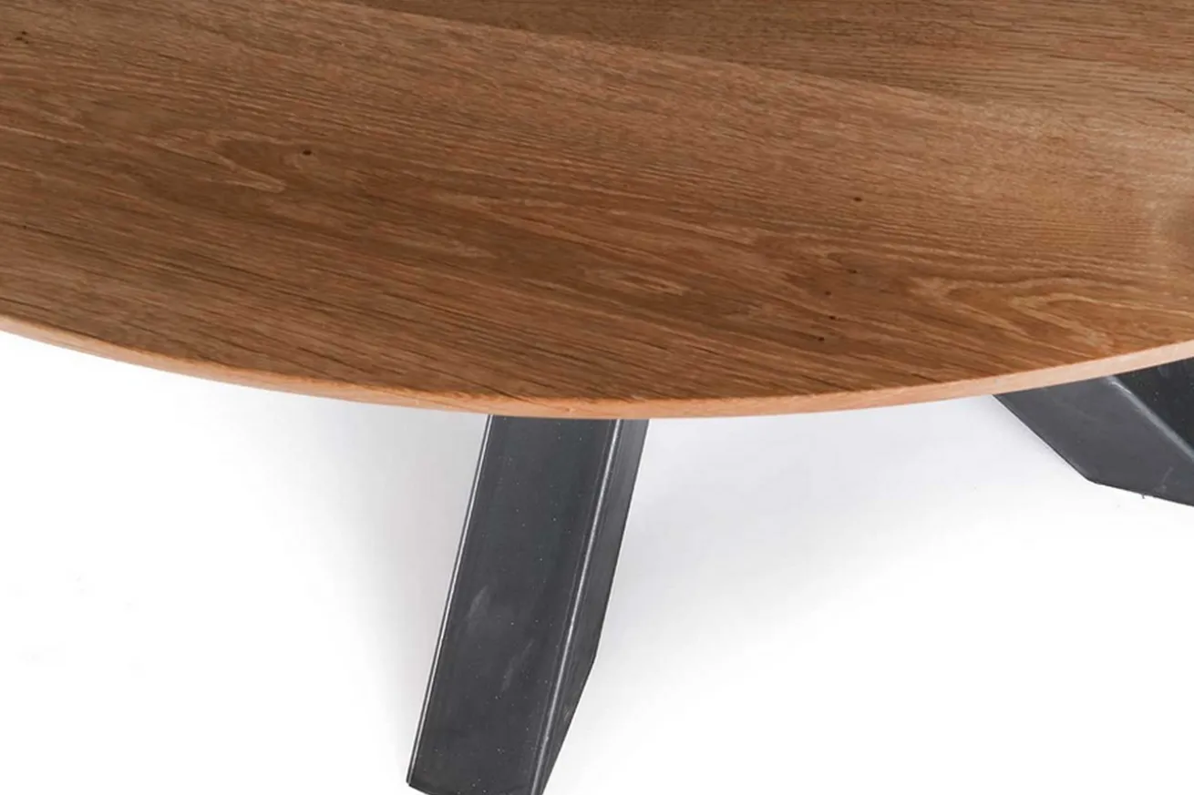 Tisch Ben schweizer Kante D 140 cm