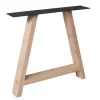 Tischgestell A Eiche massiv 2 er Set