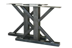 Tischgestell Eisen schwarz 90