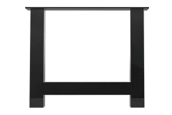 Tischgestell 2-er Set Eisen schwarz 90