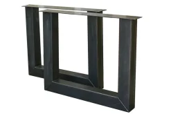 Tischgestell 2er Set Eisen schwarz