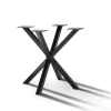 Tischgestell Spider 5x5 rund Metall schwarz matt