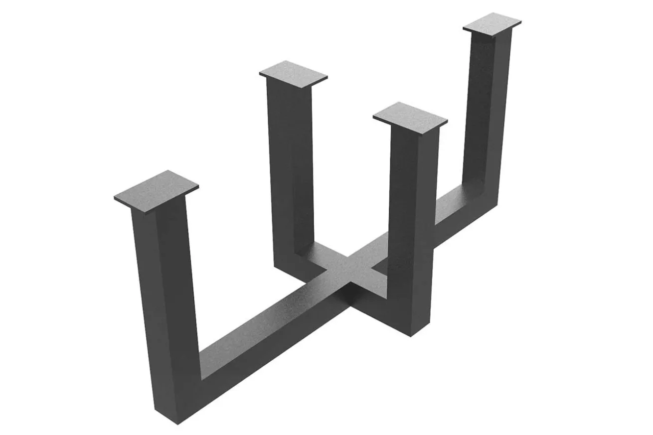 Tischgestell "U-lang" Stahl B 160 cm