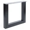 Tischgestell U Metall schwarz 2er Set