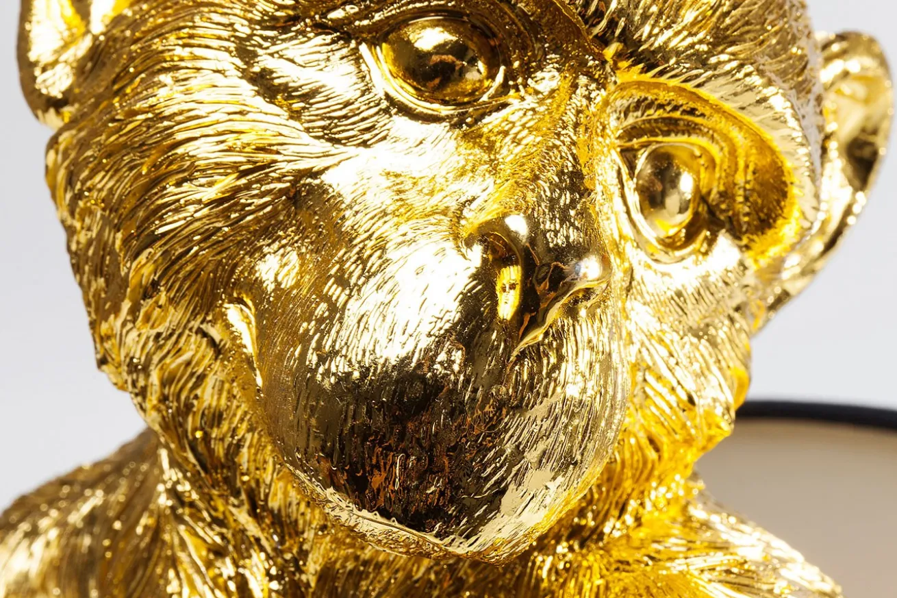 Tischlampe Affe gold