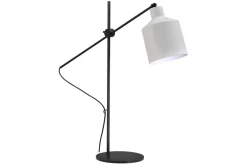 Tischlampe Boo matt schwarz weiß