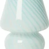 Tischlampe Joy Glas hellblau H 19