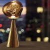 Tischlampe Melt Gold