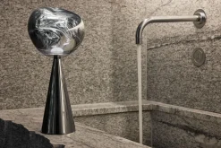 Tischlampe Melt Silber