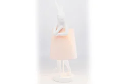 Tischleuchte Animal Rabbit weiss rosa h 68 cm