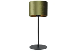 Tischleuchte Vera Samt grün H 55 cm