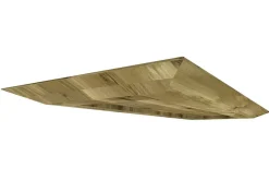 Tischplatte 6,5 cm astige Eiche massiv schweizer Kante extrem ab 60 cm konfigurierbar