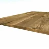 Tischplatte 6,5 cm astige Eiche massiv schweizer Kante ab 60 cmkonfigurierbar
