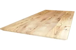 Tischplatte 4 cm Wildbuche massiv schweizer Kante extrem ab 60 cm konfigurierbar