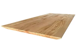 Tischplatte 6,5 cm Wildbuche massiv schweizer Kante extrem ab 60 cm konfigurierbar