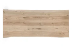 Tischplatte 6 Eiche massiv organische Kante ab 160 cm konfigurierbar