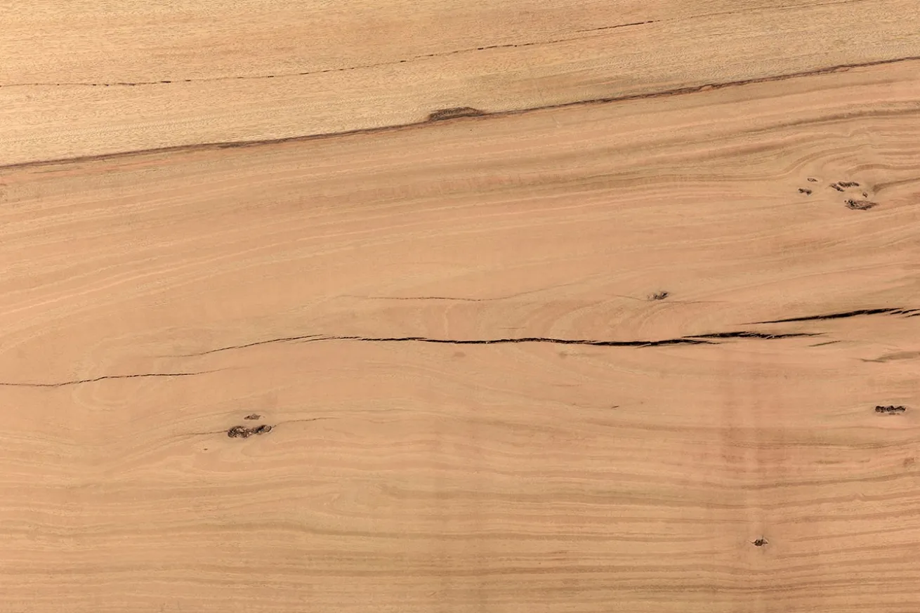Tischplatte Mangoholz Monolith 130x130 cm
