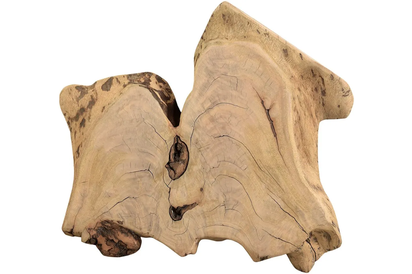 Tischplatte Mangoholz Monolith 80x77 cm