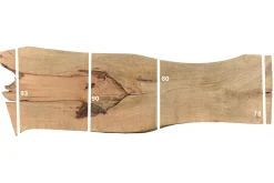 Tischplatte Mangoholz Monolith 340x112 cm