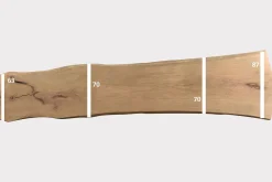 Tischplatte Mangoholz Monolith 351x90 cm