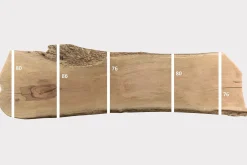 Tischplatte Mangoholz Monolith 320x95 cm
