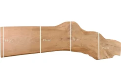Tischplatte Mango Massivholz Monolith 330 cm