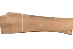 Tischplatte Mango Massivholz Monolith 271 cm