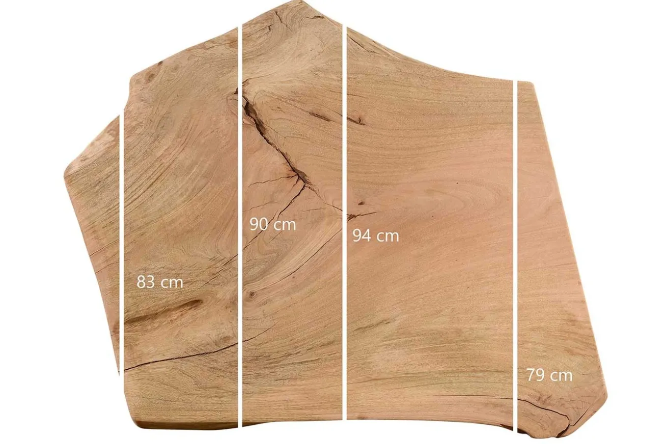 Tischplatte Mango Massivholz Monolith 106 cm