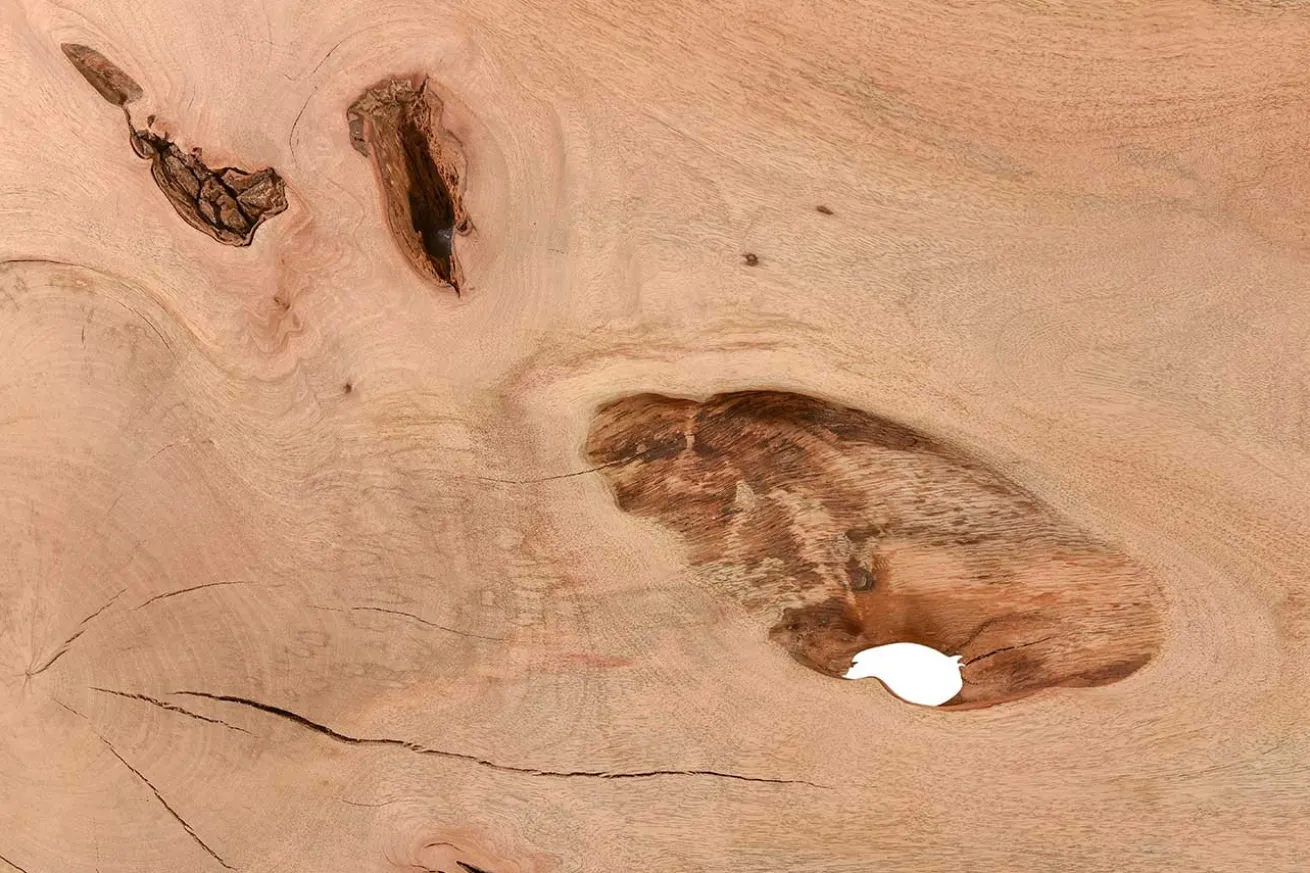 Tischplatte Mango Massivholz Monolith 100 cm