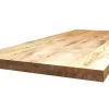 Tischplatte 6,5 Massivholz astige Wildbuche aufgedoppelt ab 60 cm konfigurierbar