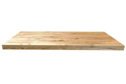 Tischplatte 8 Massivholz astige Wildbuche aufgedoppelt ab 60 cm konfigurierbar