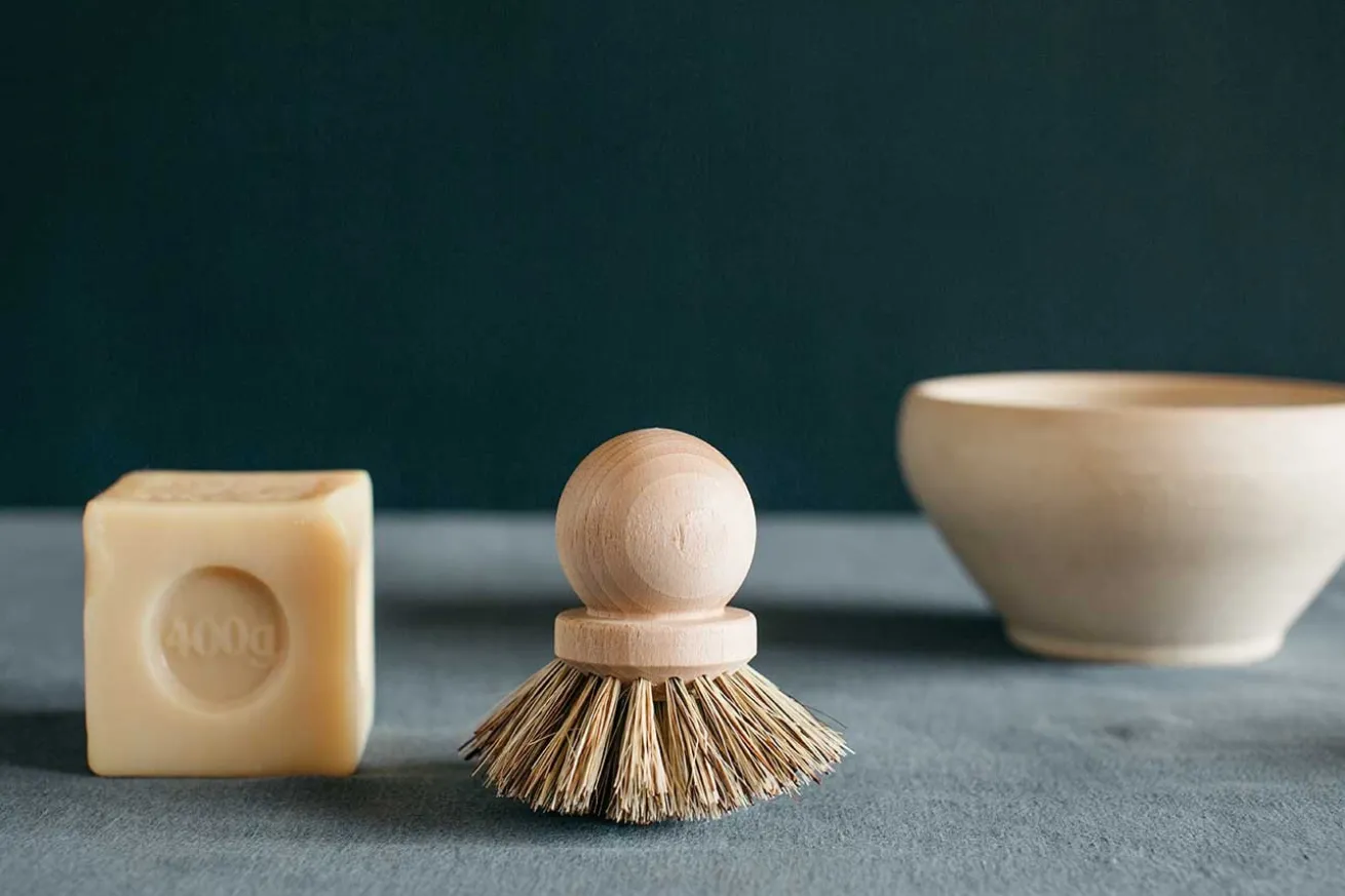Topfbürste Natural Collection rund