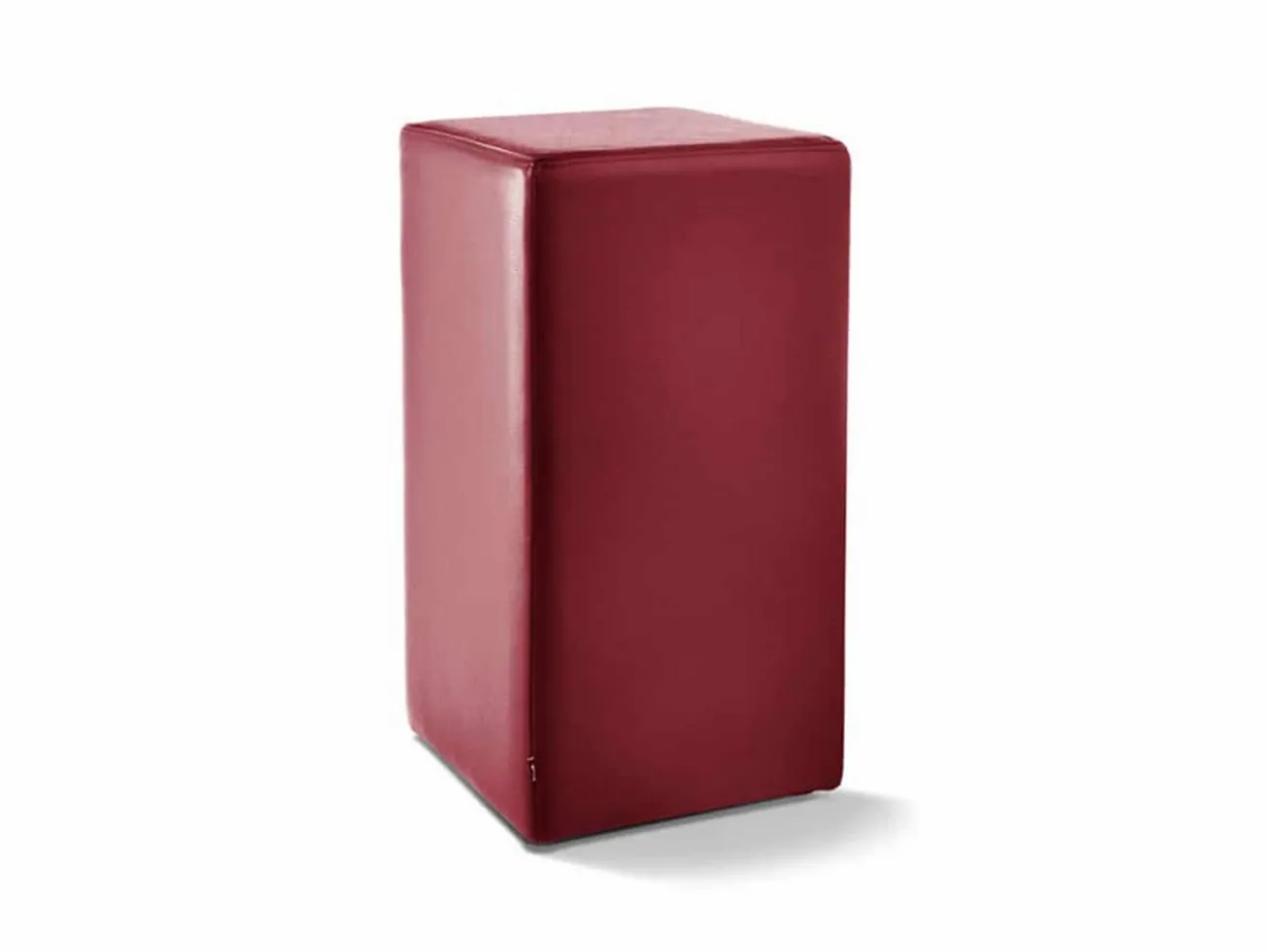 Tresenhocker Leder bordeaux