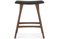 Tresenhocker Osso Teak gepolstert